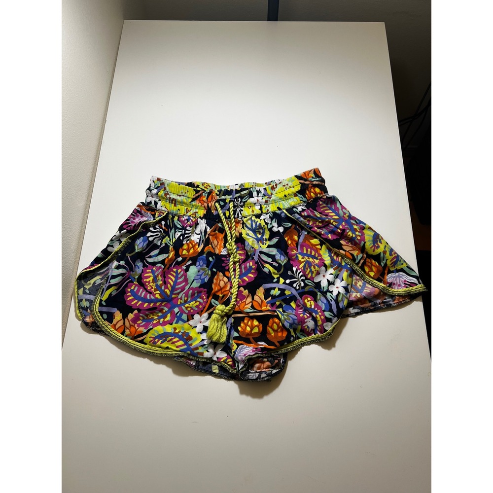 Anthropologie Shorts Womens Multicolor Small Ana Navarro Floral Tropical Elastic